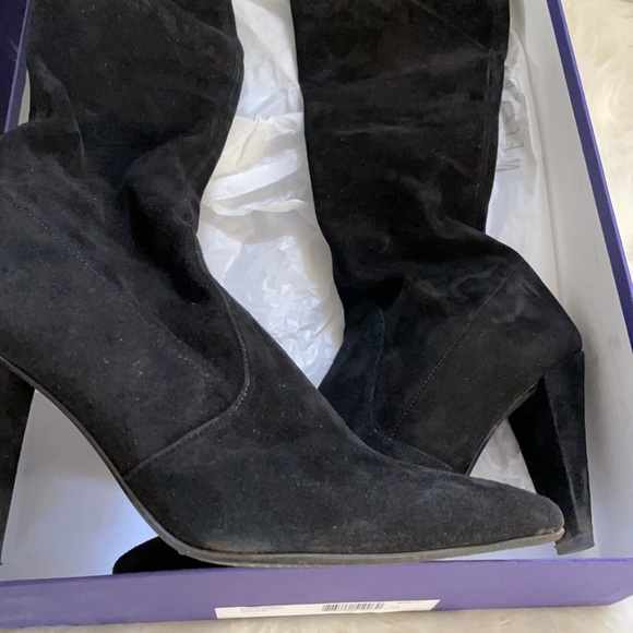 Stuart Weitzman Thigh-High Suede Boots - Picture 7 of 7